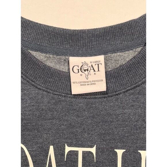 NEW! GOAT USA Freedom North Tyson Crewneck Lacrosse Navy Soft Sweatshirt Size XL - Picture 3 of 10